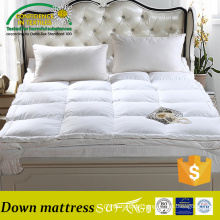 Top layer down sublayer feathers sleepwear shaggy bed mattress